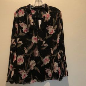 White House Black Market Blouse sz 14 NWT